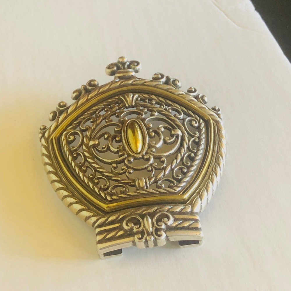 Huge Ornate Brighton Gold Silver Night Light Cover - Picture 8 of 11